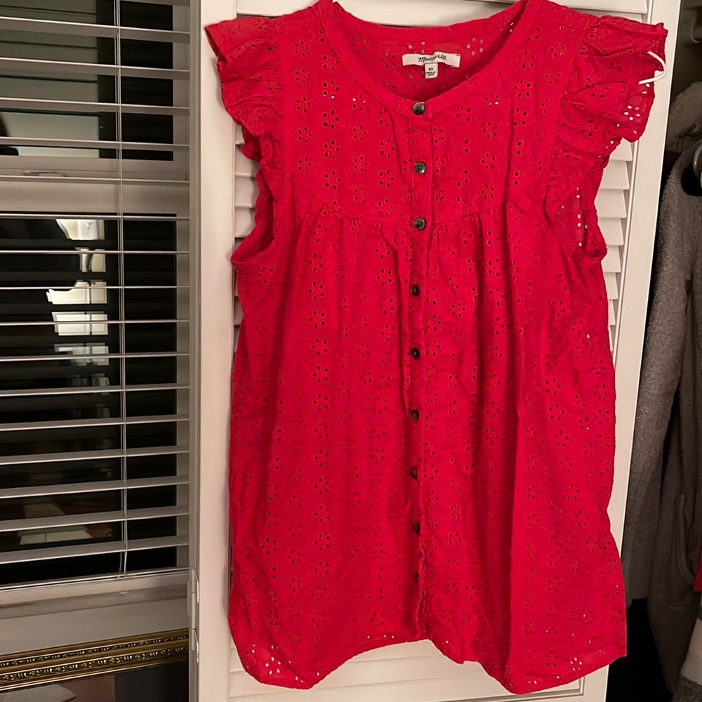 Madewell Eyelet Blouse